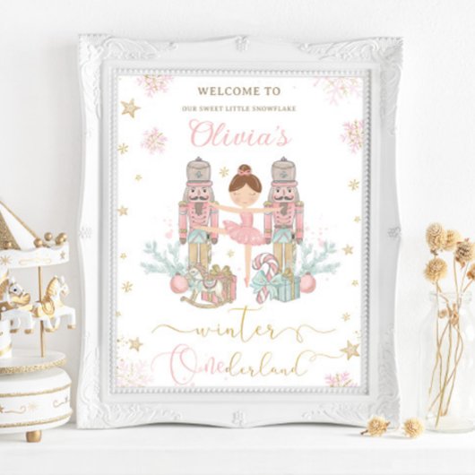 ザ・ナツクラッカー冬のオネダーランド1歳の誕生日 ポスター