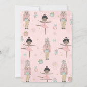 ザ・ナツクラッカー冬のオネダーランド1歳の誕生日 招待状 (裏面)