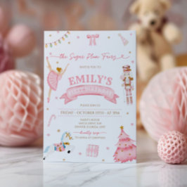 ザ・ナツクラッカー冬のオネダーランド1歳の誕生日 招待状