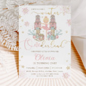 ザ・ナツクラッカー冬のオネダーランド1歳の誕生日 招待状