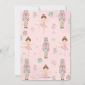 ザ・ナツクラッカー冬のオネダーランド1歳の誕生日 招待状 (裏面)