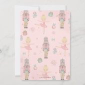 ザ・ナツクラッカー冬のオネダーランド1歳の誕生日 招待状 (裏面)