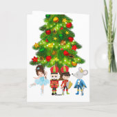 ザ・ナツクラッカー、クララ、兵士バレエ誕生日 カード (裏面)