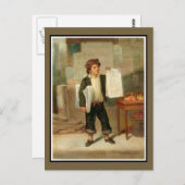 ザ・ニューズボーイ ポストカード (正面/裏面)