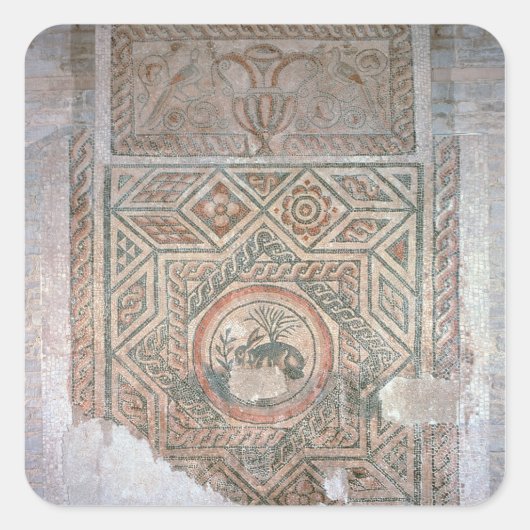 ザ・ハレ・モザイク， 350 AD スクエアシール (正面)