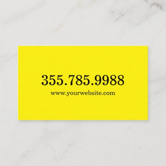 ザ・ハンディマンの名刺 名刺 (裏面)