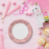 ザ·バタフライ·ピンク ペーパープレート (パーティー)