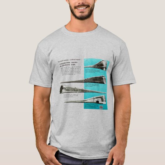 ザ・バッド社 – 鉄道レジェンド 飲料Co Tシャツ (正面)