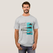 ザ・バッド社 – 鉄道レジェンド 飲料Co Tシャツ (正面フル)