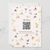 ザ・バッハ・ソーシャル・クラブ・レモンカクテルQRコード付き 招待状 (裏面)