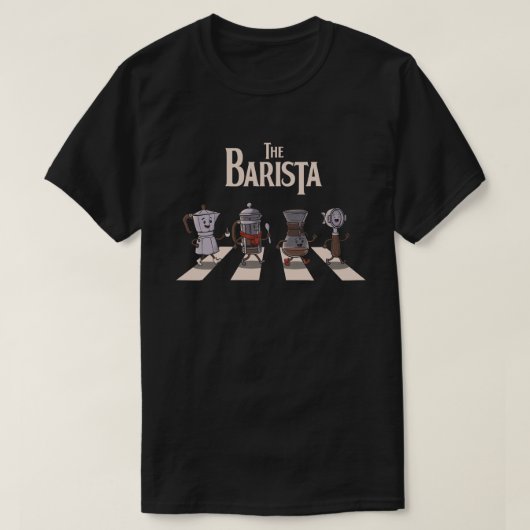 ザ・バリスタ・ロード Tシャツ (デザイン正面)