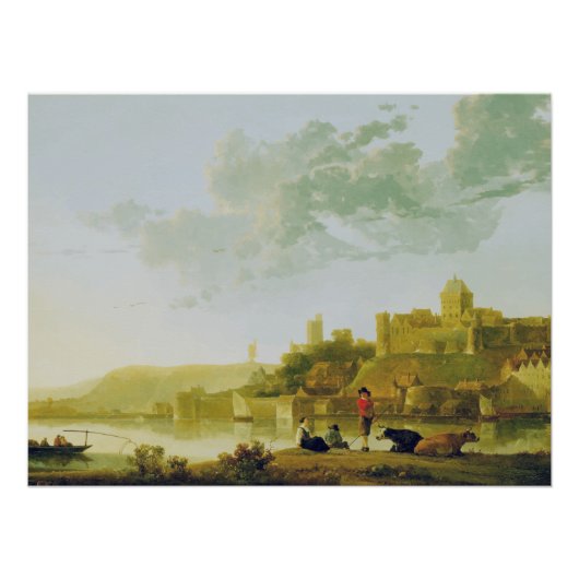 ザ・バルコフ・アットニジュメゲンby Aelbert Cuyp ポスター (正面)
