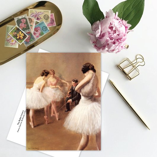 ザ・バレエ・レッスンピエール・キャリア・ベルーズ ポストカード