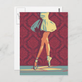 ザ・バレリーナ・ハガキ ポストカード (正面/裏面)