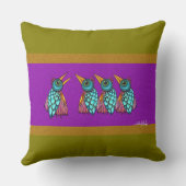 ザ・バードデザインバイサーシャオールオーバープリントエプロン クッション (裏面)