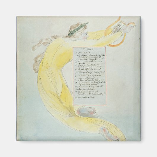 『ザ・バード』のデザイン52 「トマス・ガーの詩」 マグネット (正面)