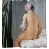 ザ・バ素晴らしーザー(着席した女性)、ドミニク・インガレス シャワーカーテン (正面)