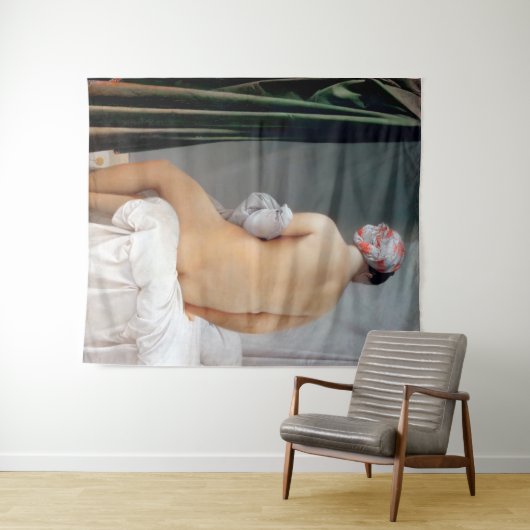 ザ・バ素晴らしーザー（着席した女性）、ドミニク・インガレス タペストリー (インサイチュ(横))