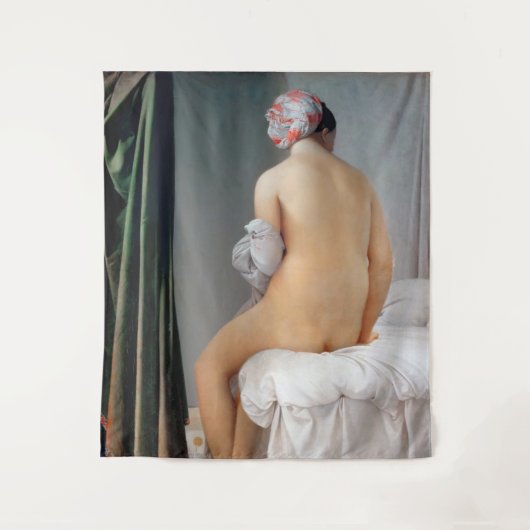 ザ・バ素晴らしーザー（着席した女性）、ドミニク・インガレス タペストリー (正面)