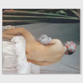 ザ・バ素晴らしーザー（着席した女性）、ドミニク・インガレス ラッピングペーパー (フラット)