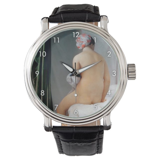 ザ・バ素晴らしーザー（着席した女性）、ドミニク・インガレス 腕時計 (正面)