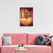 ザ・パウダールーム – ポスター キャンバスプリント (インサイチュ (リビング))