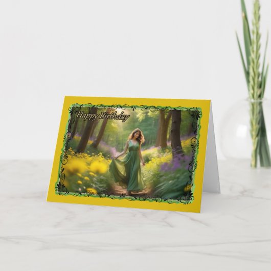 ザ・パス・ウーマンの誕生日・カード カード (正面)