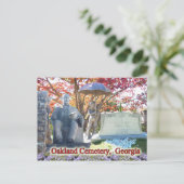 ザ・ヒストリックオークランド墓地，アトランタ， GA ポストカード (スタンド正面)