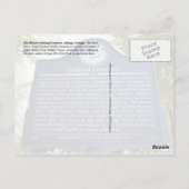 ザ・ヒストリックオークランド墓地，アトランタ， GA ポストカード (裏面)