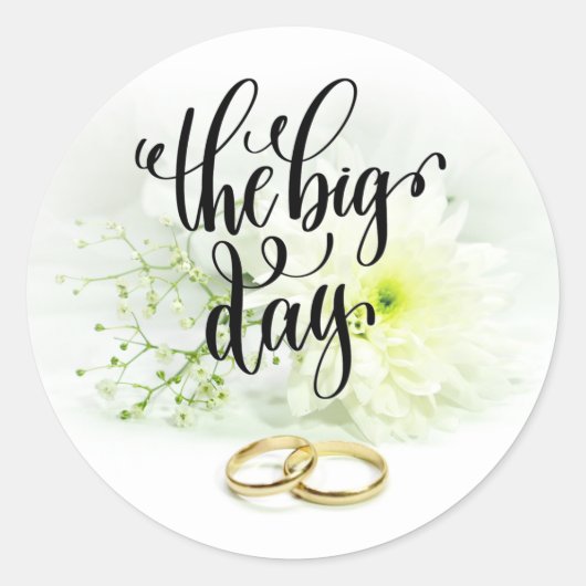 ザ・ビッグデイクラシックラウンド・ステッカー ラウンドシール (正面)