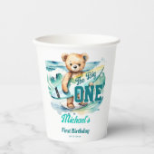 ザ・ビッグ1サーフィン誕生日パーティー食器 紙コップ (正面)