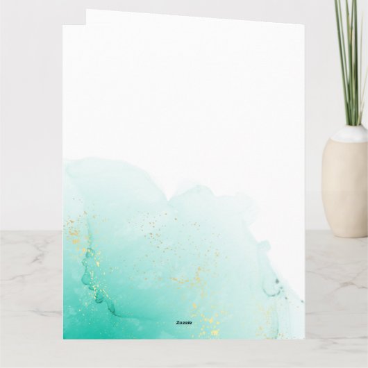 ザ・ビッグ1サーフィン誕生日パーティーteddy surfboard カード (裏面)