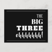 ザ・ビッグ30th誕生日パーティの招待状 ポストカード (正面)