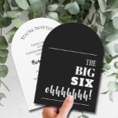 ザ・ビッグ60thバースデーパーティーアーチ 招待状