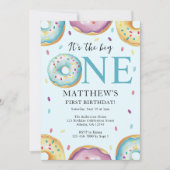 ザ・ビッグ・ワン第1回バースデードーナツ・テーマパーティー 招待状 (正面)