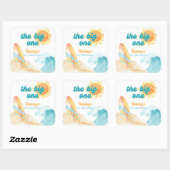 ザ・ビッグ・ワン・ウォーター・カラービーチ1stバースデーシール スクエアシール (シート)