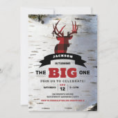 ザ・ビッグ・ワン ファーストバースデー シカ テーマ 招待状 (正面)
