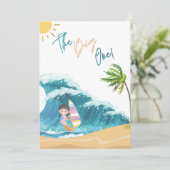 ザ・ビッグ・ワン、私の最初の誕生日招待状 招待状 (スタンド正面)