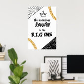 ザ・ビッグ・ワン、誕生日90のヒップホップパーティーポスター ポスター (ホームオフィス)