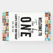 ザ・ビッグ・ワン 1歳の誕生日 横断幕 (横)