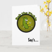 ザ・ピクルカード ボブ カード (黄色い花)