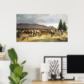 ザ・ピグ・マーケット、1875 ポスター (ホームオフィス)