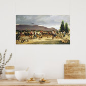 ザ・ピグ・マーケット、1875 ポスター (キッチン)