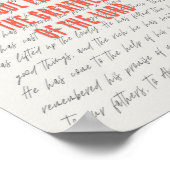 ザ・ピシャット祈りの言葉ポスター ポスター (角)