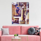 ザ・ピラーズオブザプラザホテルニューヨーク キャンバスプリント (インサイチュ (リビング))