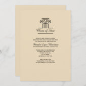 ザ・ピラー（タン）招待状 招待状 (正面/裏面)