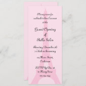 ザ・ピンク・グランドオープニング・プリティ・パリ 招待状 (正面/裏面)