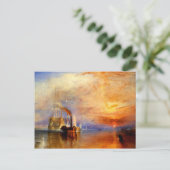 ザ・ファイティング・テメレール、J・M・W・ターナー ポストカード (スタンド正面)