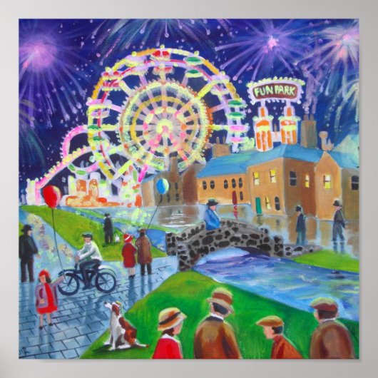 ザ・ファンフェア油彩画ゴードン・ブルース・アート ポスター (正面)