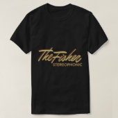 ザ・フィッシャーステレオヴィンテージ1950sエンブレムTri-b Tシャツ (デザイン正面)